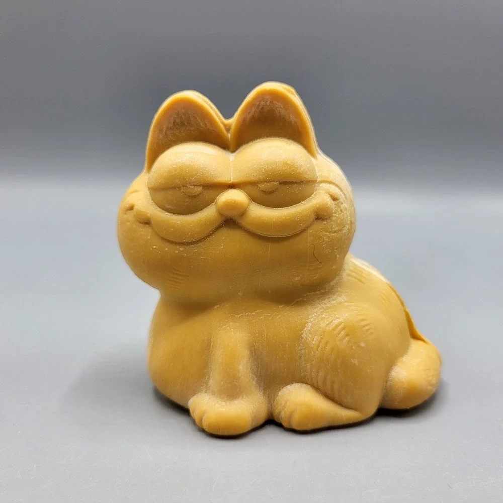 Vintage 1981 Garfield Sculpted Bar Soap Twincraft Collectible Boxed Orange Cat